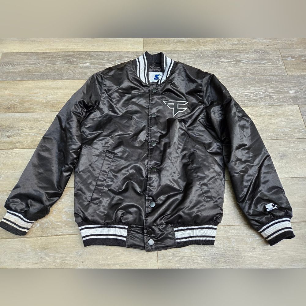 Faze Starter Jacket  Faze Clan black and white size small